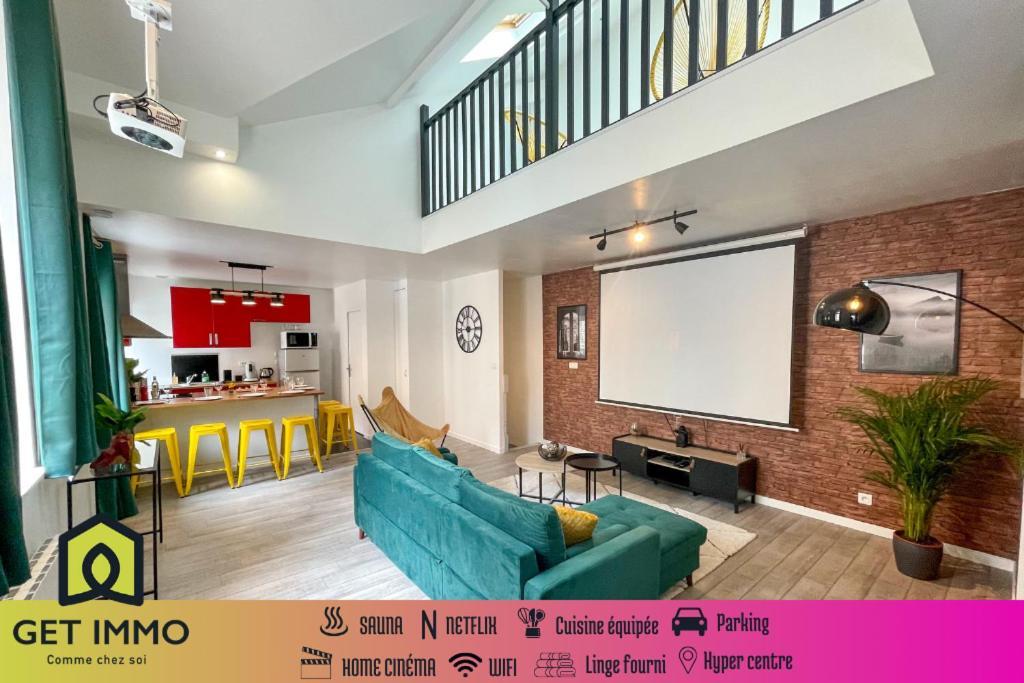 Superbe Appartement-Sauna-Cinema-Parking-Gare 아미앵 외부 사진